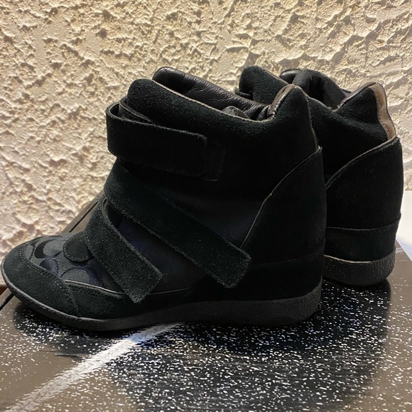 Coach high tops monogram black. - Picture 6 of 6